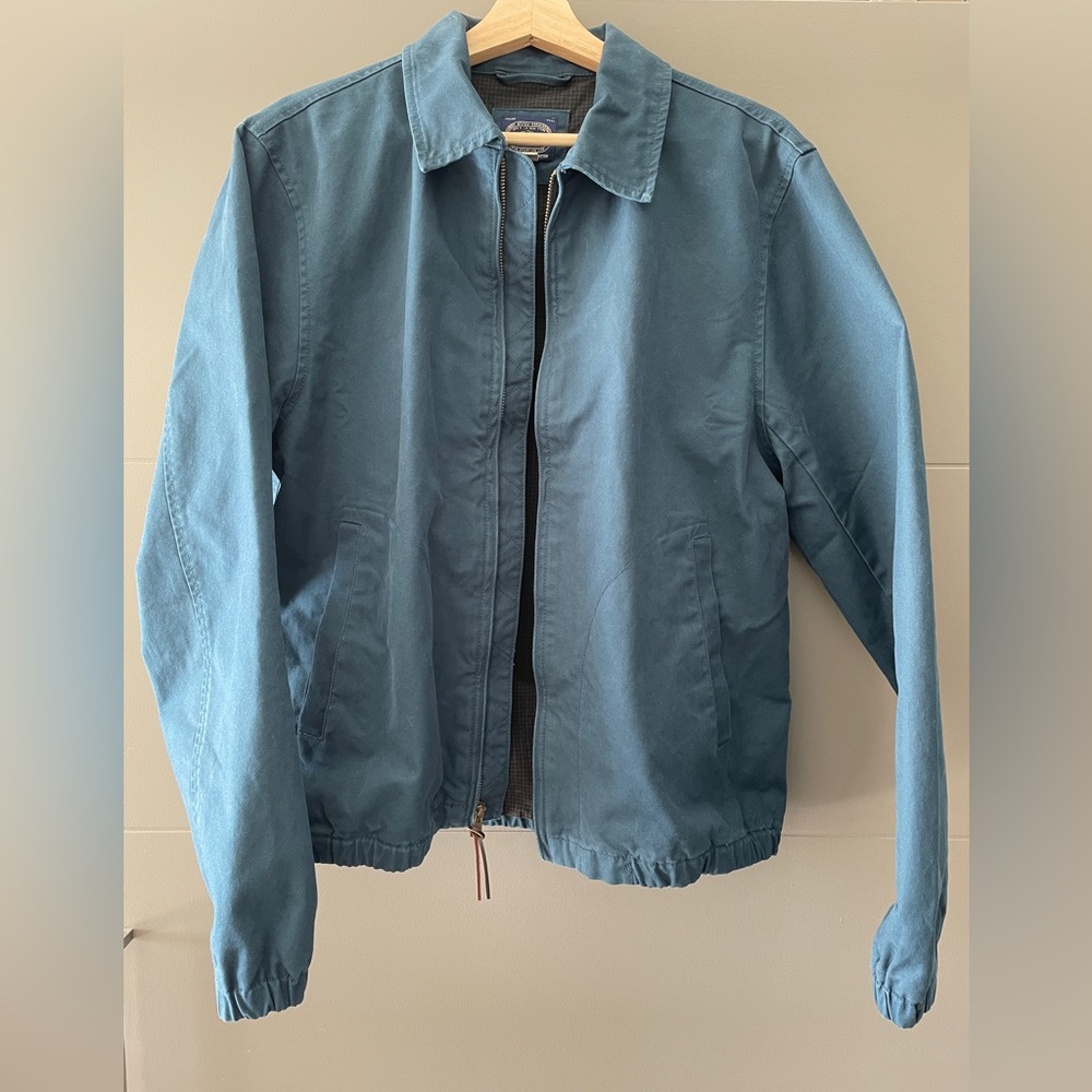 J. Crew Mens Harrington Jacket in Cotton Twill - Medium - Barely Worn